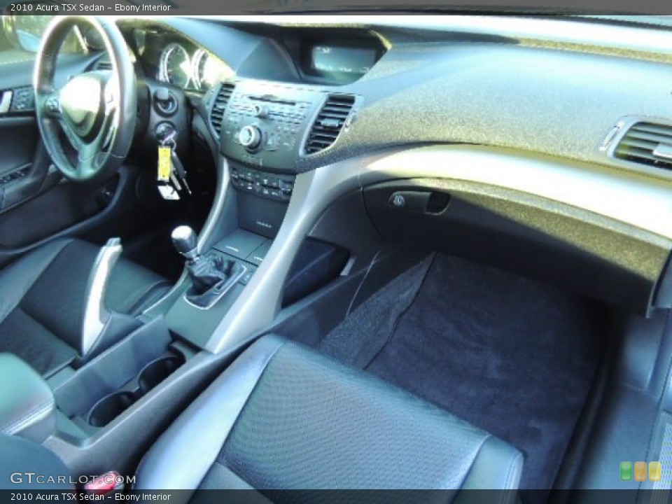 Ebony Interior Dashboard for the 2010 Acura TSX Sedan #76311917