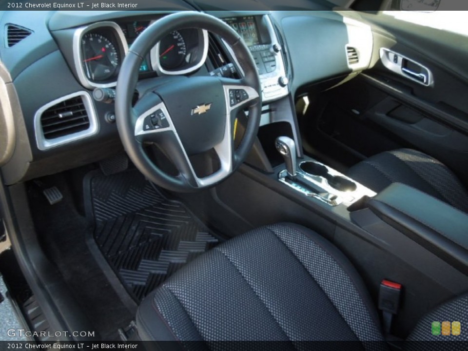 Jet Black Interior Prime Interior for the 2012 Chevrolet Equinox LT #76312929