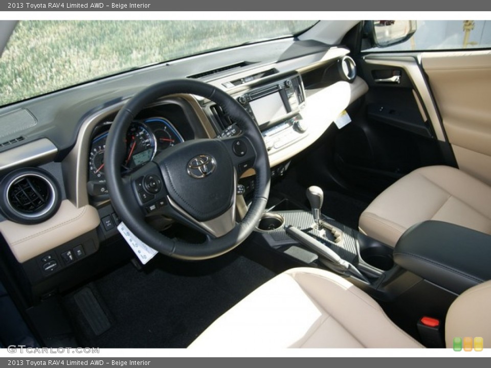 Beige Interior Photo for the 2013 Toyota RAV4 Limited AWD #76313803