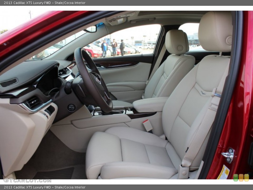 Shale/Cocoa Interior Front Seat for the 2013 Cadillac XTS Luxury FWD #76314193