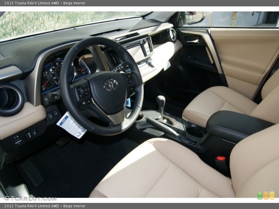 Beige Interior Photo for the 2013 Toyota RAV4 Limited AWD #76314253