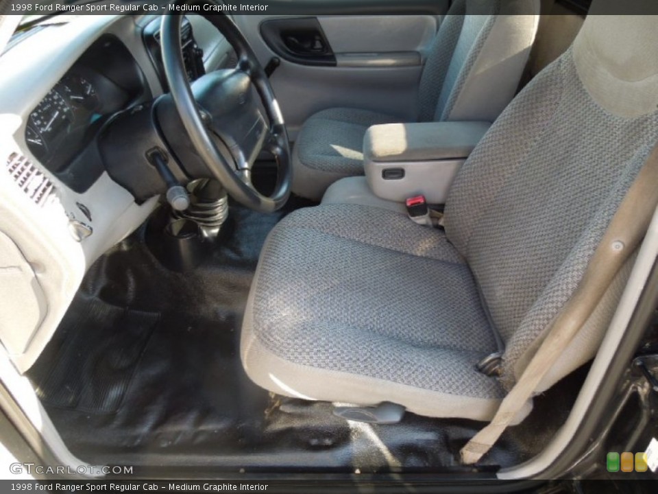 Medium Graphite Interior Photo for the 1998 Ford Ranger Sport Regular Cab #76314374