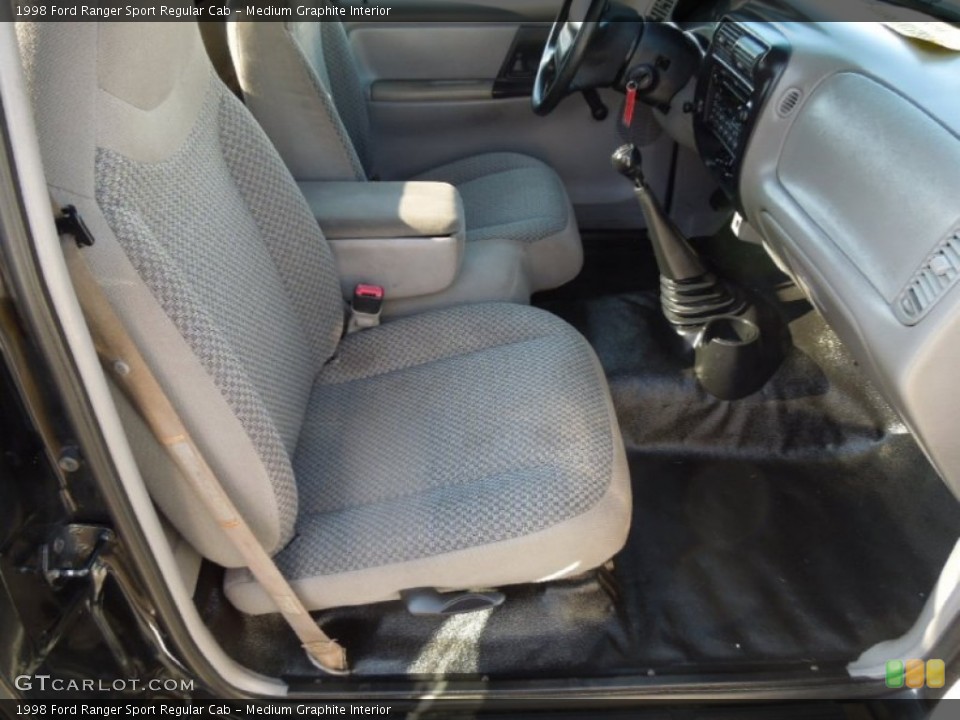 Medium Graphite Interior Photo for the 1998 Ford Ranger Sport Regular Cab #76314605