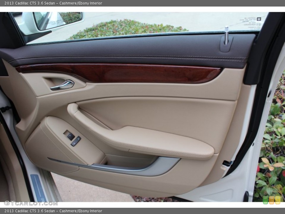 Cashmere/Ebony Interior Door Panel for the 2013 Cadillac CTS 3.6 Sedan #76314647