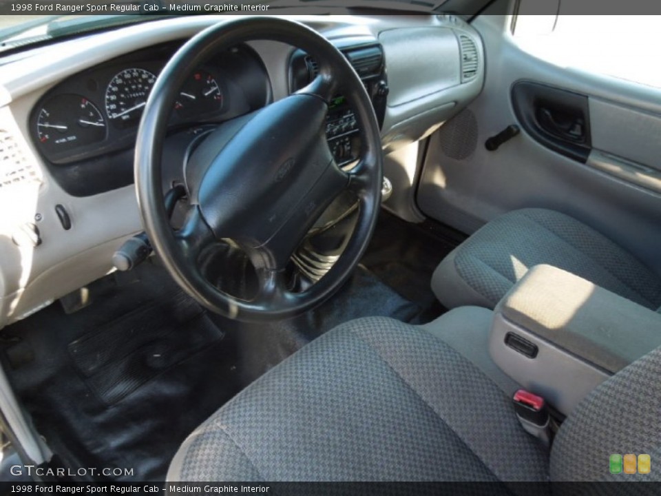 Medium Graphite 1998 Ford Ranger Interiors