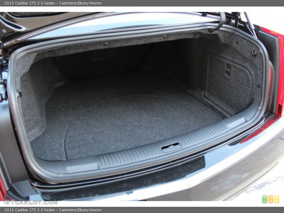 Cashmere/Ebony Interior Trunk for the 2013 Cadillac CTS 3.0 Sedan #76315191