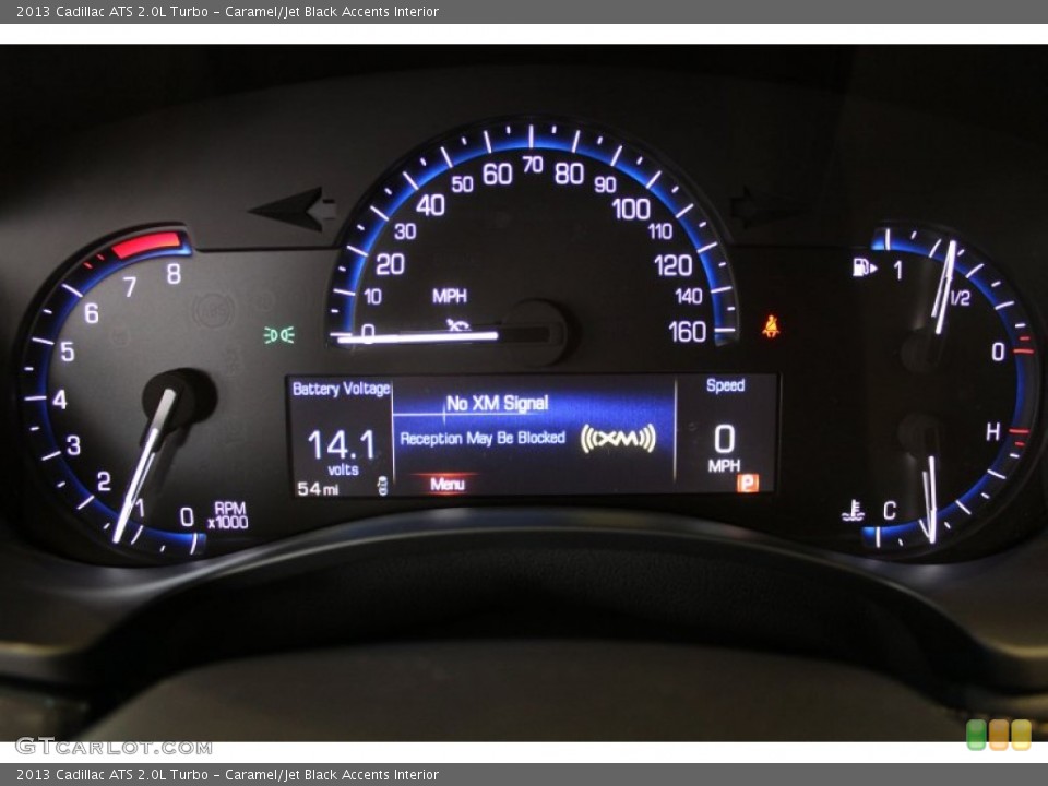 Caramel/Jet Black Accents Interior Gauges for the 2013 Cadillac ATS 2.0L Turbo #76315424