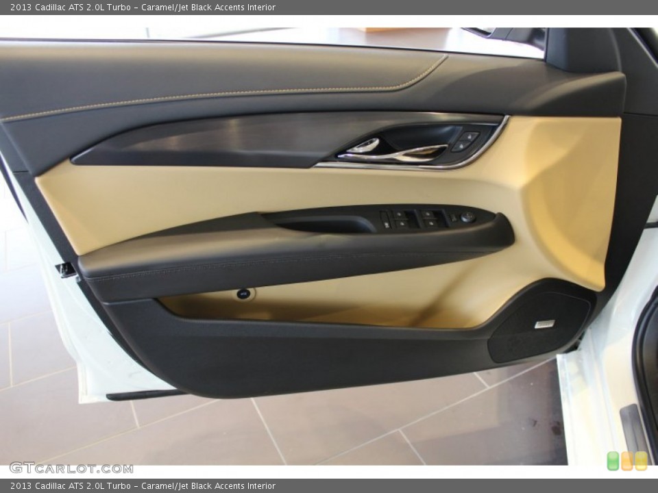 Caramel/Jet Black Accents Interior Door Panel for the 2013 Cadillac ATS 2.0L Turbo #76315464