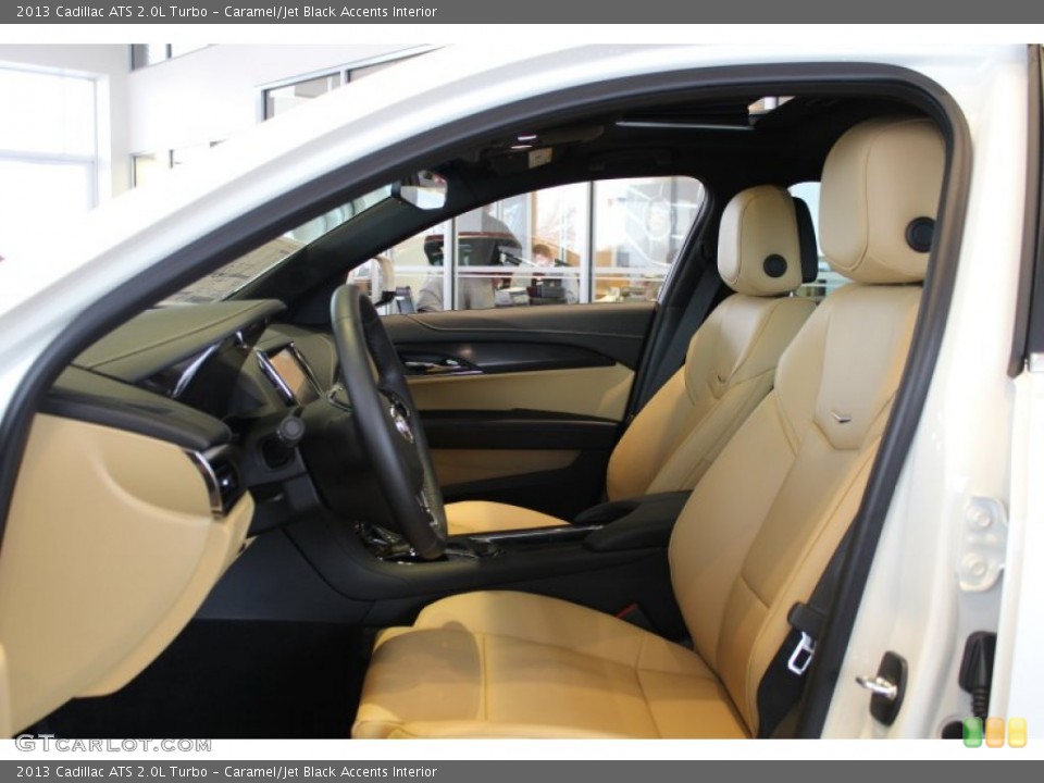 Caramel/Jet Black Accents Interior Front Seat for the 2013 Cadillac ATS 2.0L Turbo #76315475