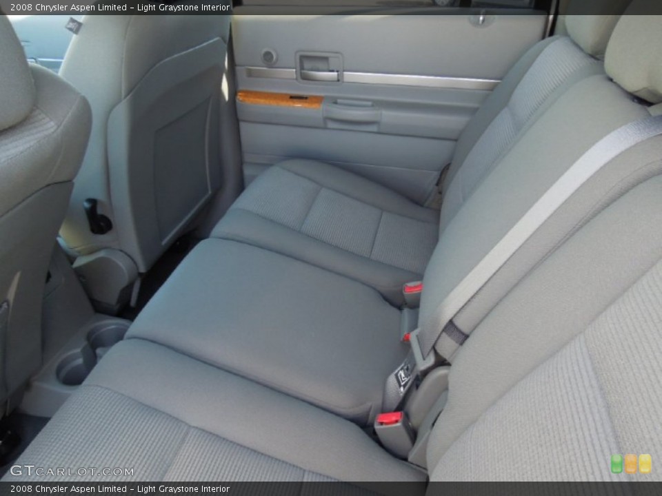 Light Graystone Interior Rear Seat for the 2008 Chrysler Aspen Limited #76316022
