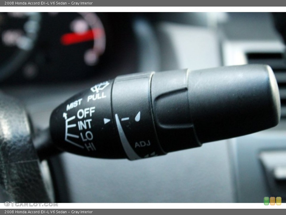 Gray Interior Controls for the 2008 Honda Accord EX-L V6 Sedan #76316070