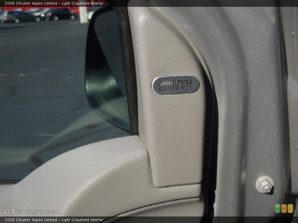 Light Graystone Interior Audio System for the 2008 Chrysler Aspen Limited #76316169