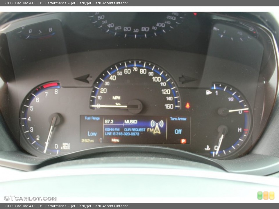 Jet Black/Jet Black Accents Interior Gauges for the 2013 Cadillac ATS 3.6L Performance #76316354