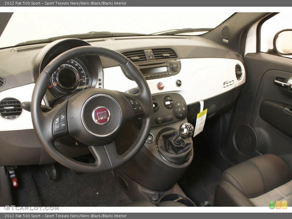 Sport Tessuto Nero/Nero (Black/Black) Interior Dashboard for the 2012 Fiat 500 Sport #76317164