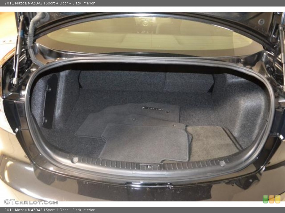 Black Interior Trunk for the 2011 Mazda MAZDA3 i Sport 4 Door #76317353