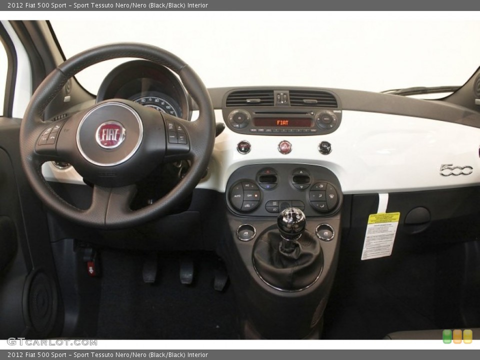 Sport Tessuto Nero/Nero (Black/Black) Interior Dashboard for the 2012 Fiat 500 Sport #76317492