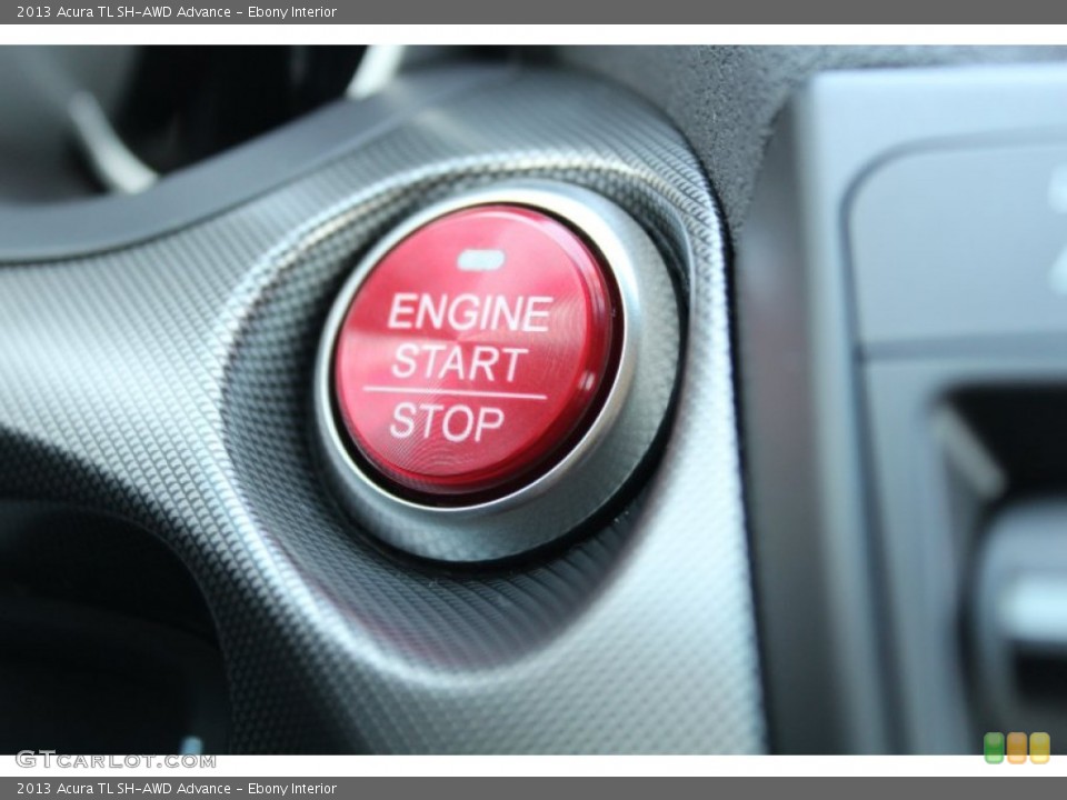 Ebony Interior Controls for the 2013 Acura TL SH-AWD Advance #76317626