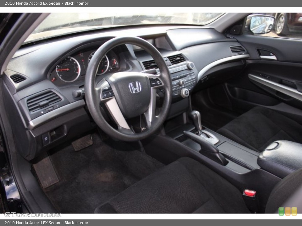 Black Interior Prime Interior for the 2010 Honda Accord EX Sedan #76318613
