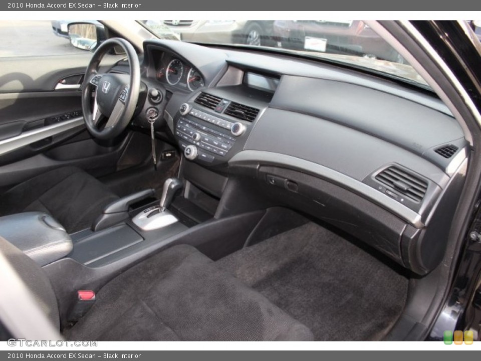 Black Interior Dashboard for the 2010 Honda Accord EX Sedan #76318793