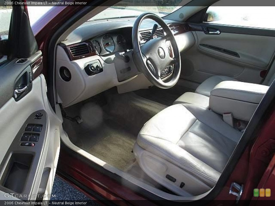 Neutral Beige Interior Prime Interior for the 2006 Chevrolet Impala LT #76318799