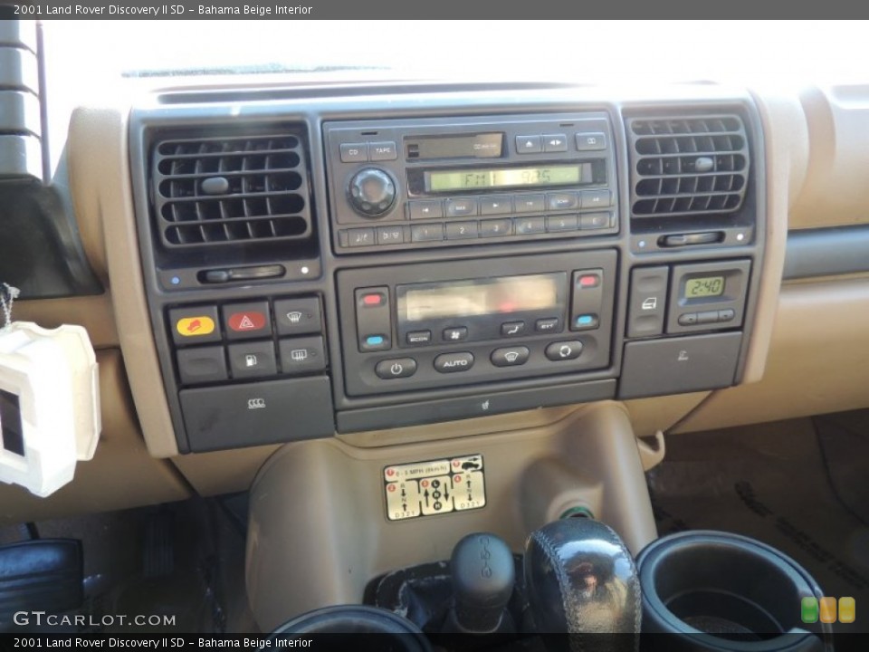 Bahama Beige Interior Controls for the 2001 Land Rover Discovery II SD #76319666