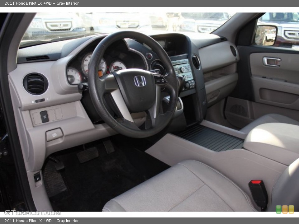 Gray Interior Prime Interior for the 2011 Honda Pilot LX 4WD #76320557
