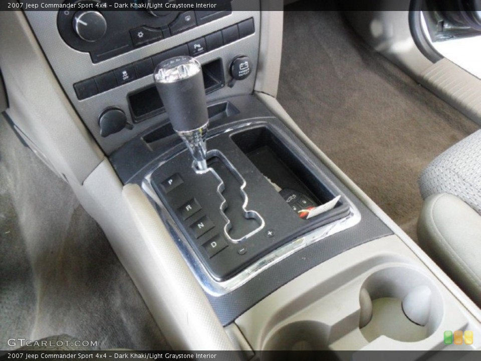 Dark Khaki/Light Graystone Interior Transmission for the 2007 Jeep Commander Sport 4x4 #76320925