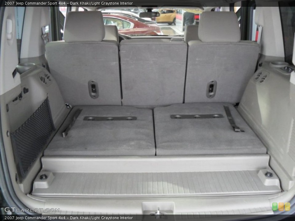 Dark Khaki/Light Graystone Interior Trunk for the 2007 Jeep Commander Sport 4x4 #76321050