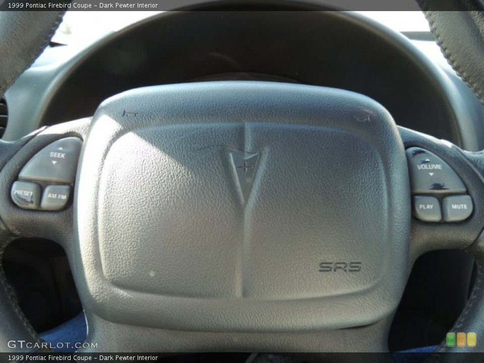 Dark Pewter Interior Steering Wheel for the 1999 Pontiac Firebird Coupe #76321367