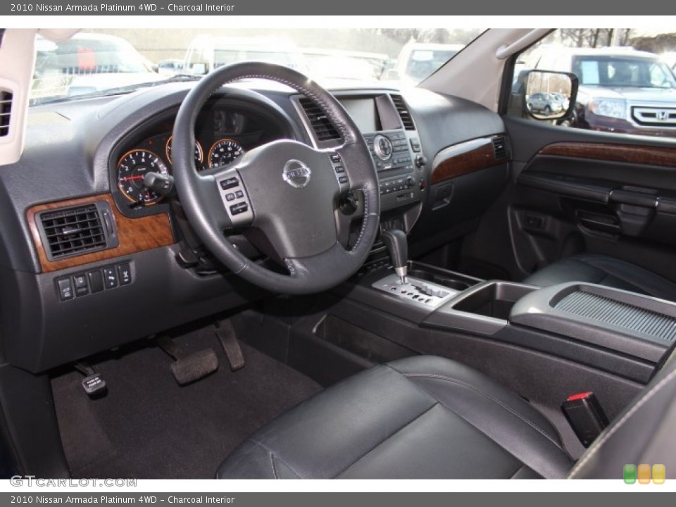 Charcoal Interior Prime Interior for the 2010 Nissan Armada Platinum 4WD #76321409
