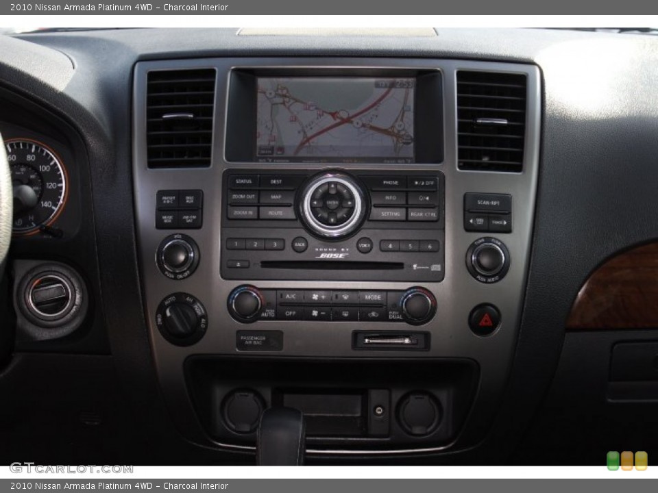 Charcoal Interior Controls for the 2010 Nissan Armada Platinum 4WD #76321457