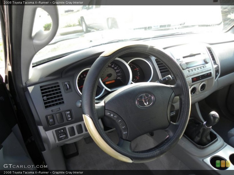 Graphite Gray Interior Steering Wheel for the 2008 Toyota Tacoma X-Runner #76321474