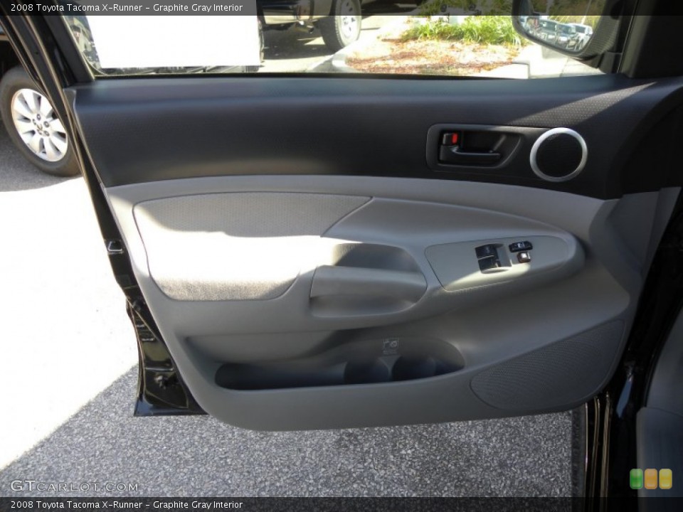 Graphite Gray Interior Door Panel for the 2008 Toyota Tacoma X-Runner #76321529