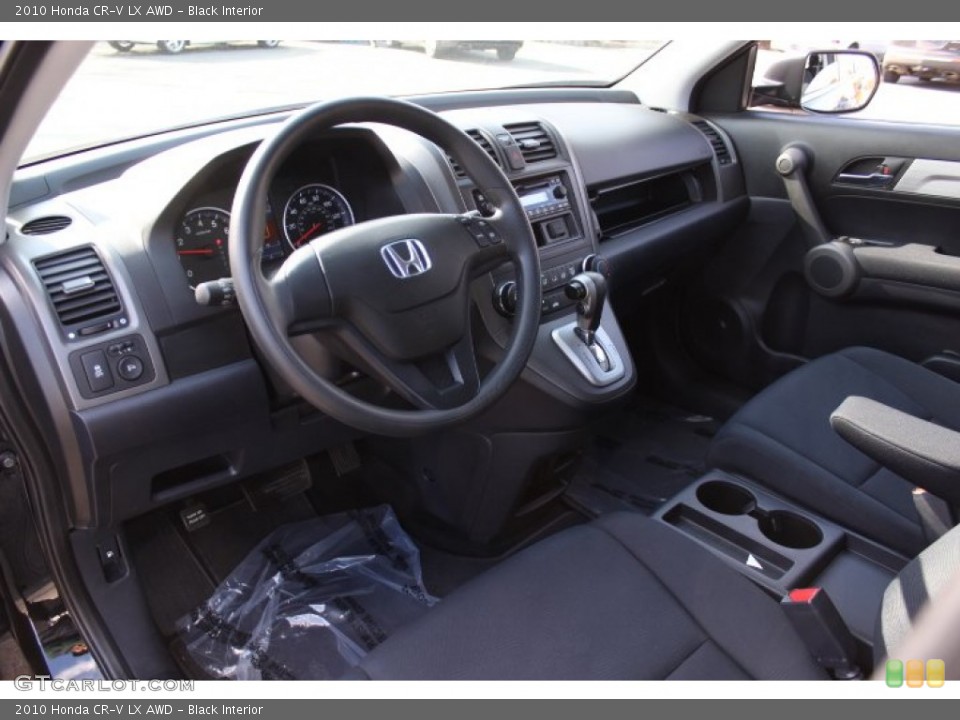 Black Interior Prime Interior for the 2010 Honda CR-V LX AWD #76321586