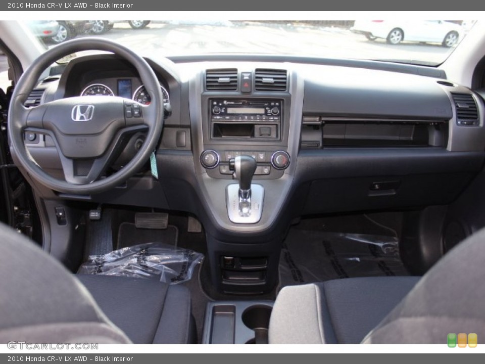 Black Interior Dashboard for the 2010 Honda CR-V LX AWD #76321628