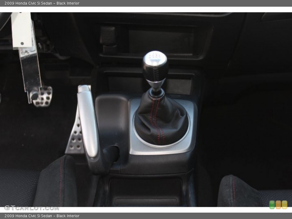 Black Interior Transmission for the 2009 Honda Civic Si Sedan #76321876