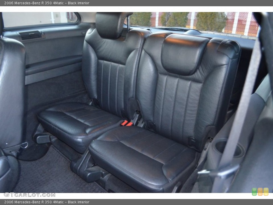 Black Interior Rear Seat for the 2006 Mercedes-Benz R 350 4Matic #76322033
