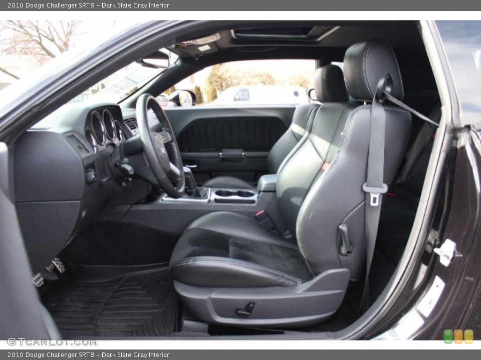 Dark Slate Gray Interior Front Seat for the 2010 Dodge Challenger SRT8 #76322558