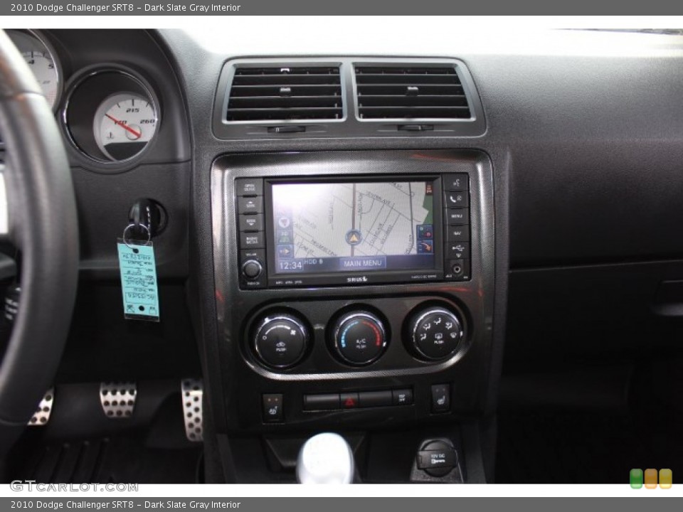 Dark Slate Gray Interior Navigation for the 2010 Dodge Challenger SRT8 #76322603