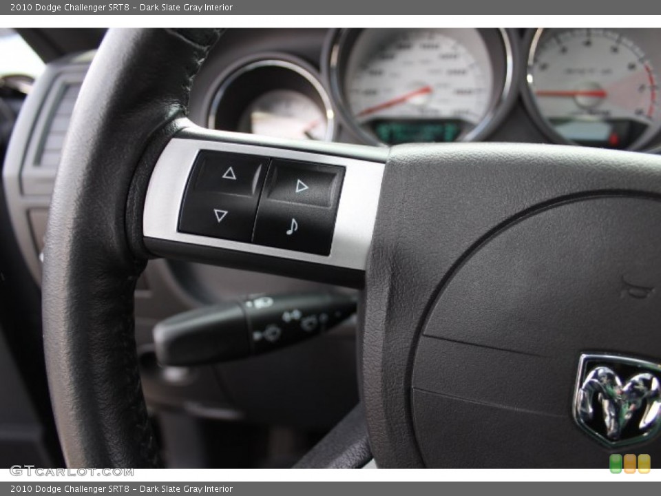 Dark Slate Gray Interior Controls for the 2010 Dodge Challenger SRT8 #76322648