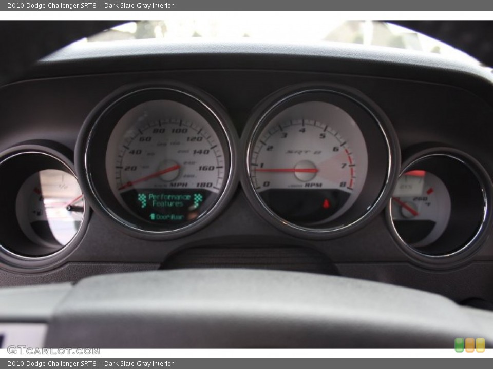Dark Slate Gray Interior Gauges for the 2010 Dodge Challenger SRT8 #76322682