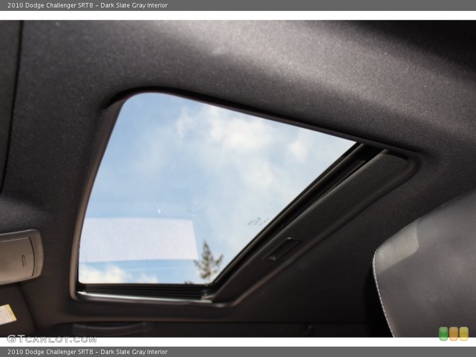 Dark Slate Gray Interior Sunroof for the 2010 Dodge Challenger SRT8 #76322699