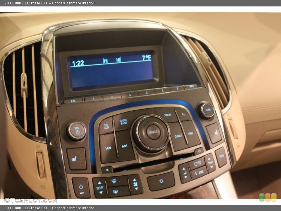 Cocoa/Cashmere Interior Controls for the 2011 Buick LaCrosse CXL #76322746