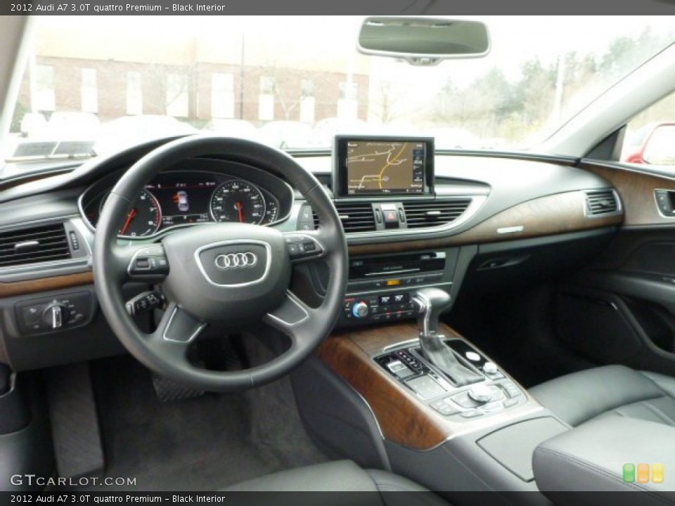 Black Interior Dashboard for the 2012 Audi A7 3.0T quattro Premium #76322936