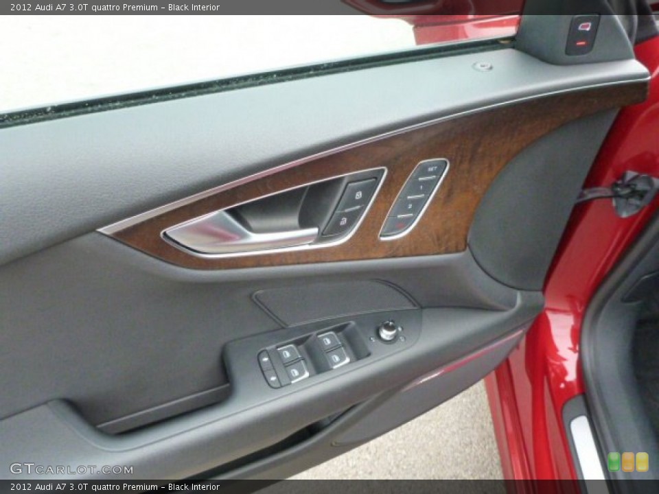 Black Interior Controls for the 2012 Audi A7 3.0T quattro Premium #76322958
