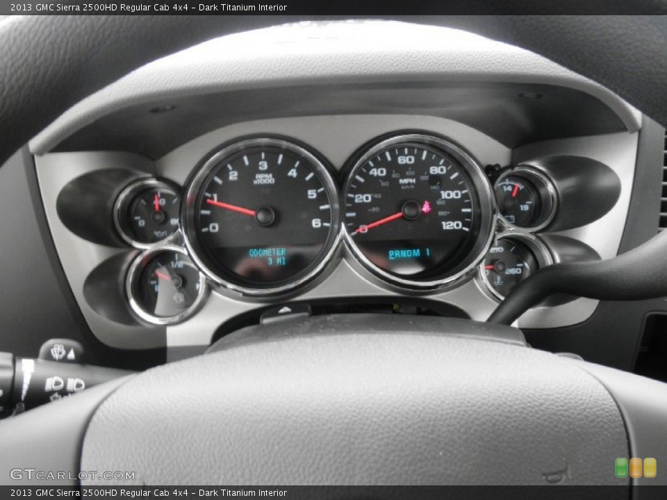 Dark Titanium Interior Gauges for the 2013 GMC Sierra 2500HD Regular Cab 4x4 #76322990