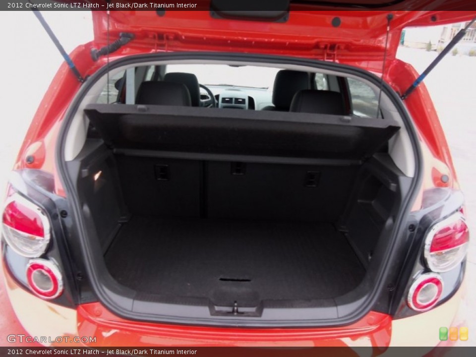Jet Black/Dark Titanium Interior Trunk for the 2012 Chevrolet Sonic LTZ Hatch #76323699