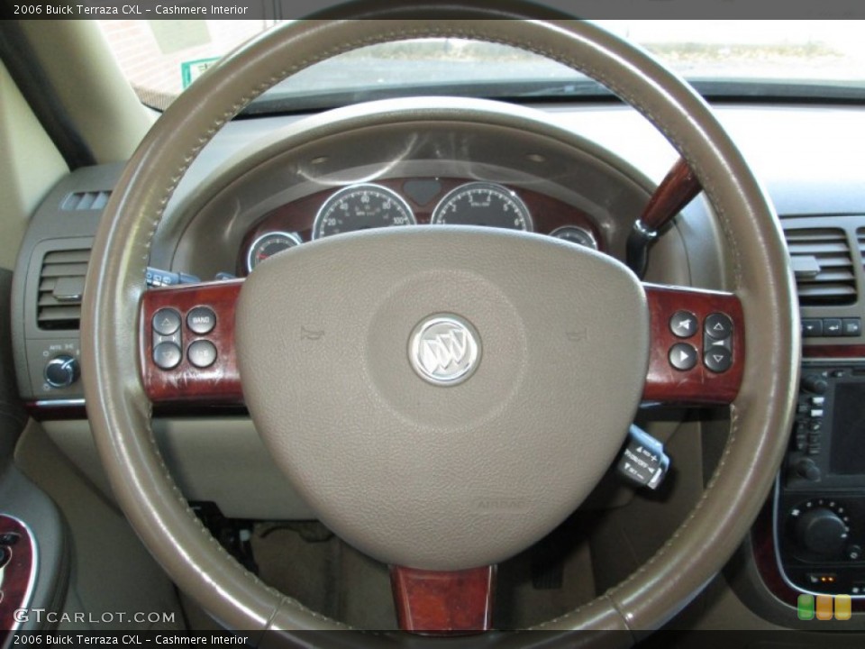 Cashmere Interior Steering Wheel for the 2006 Buick Terraza CXL #76324085