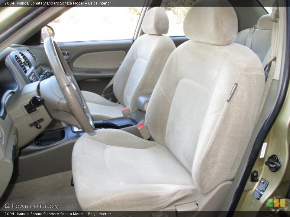 Beige Interior Front Seat for the 2004 Hyundai Sonata  #76324784