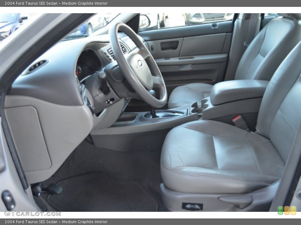 Medium Graphite Interior Front Seat for the 2004 Ford Taurus SES Sedan #76324818